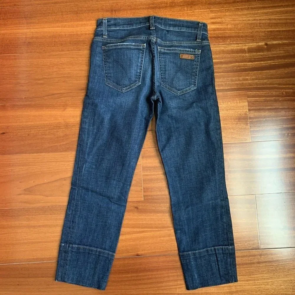 Womens Joes Jeans Size 26 Capri Dark Wash Mid Rise - Picture 2 of 8